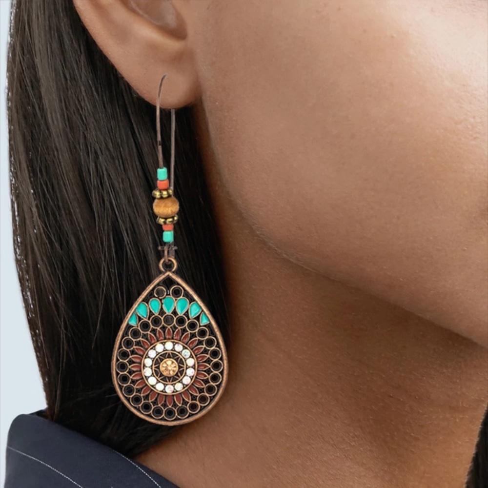 🆕 3/$15 Boho Chic Tear Drop Earrings - Picture 5 of 5